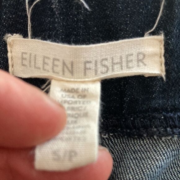 Eileen fisher pull on skinny denim pants size small - Picture 4 of 9